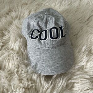 Carter’s Cool Grey Heathered Baseball Cap Hat Cotton Toddler Size 12-24 Months